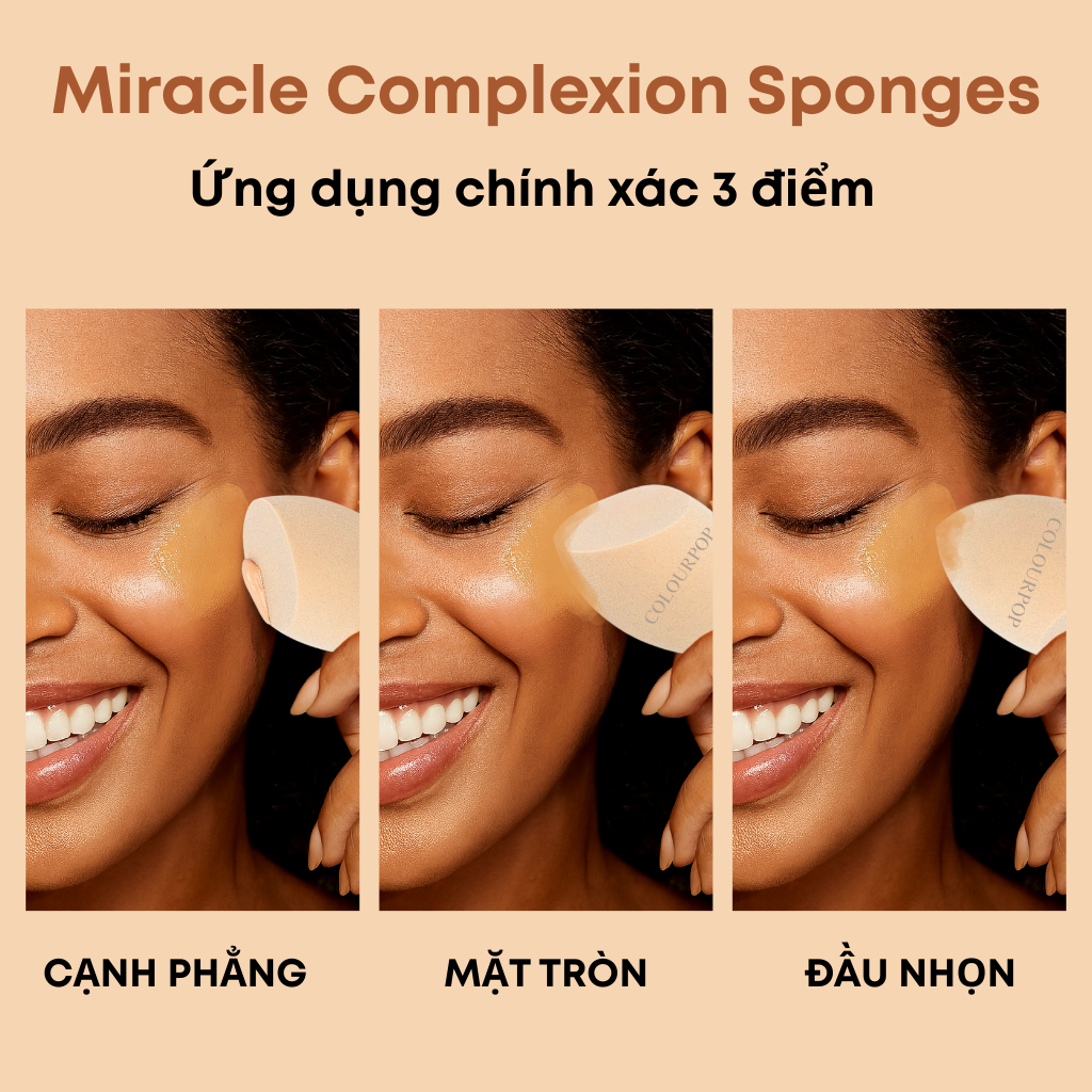 Mút Trang Điểm COLOURPOP Miracle Foundation Concealer Sponge COM04